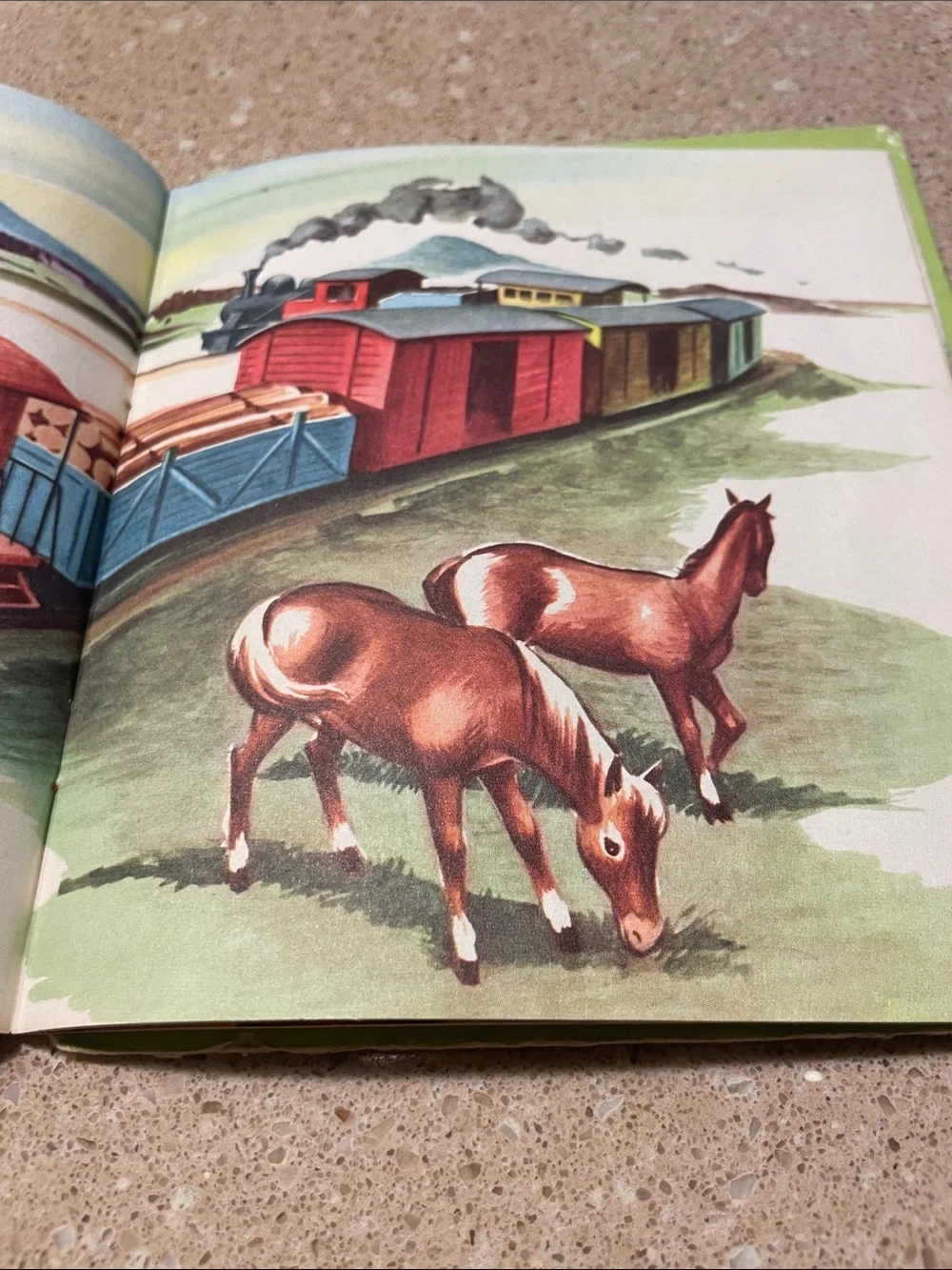 Train Coming! Kids Puzzle Book - Red & Black Locomotive